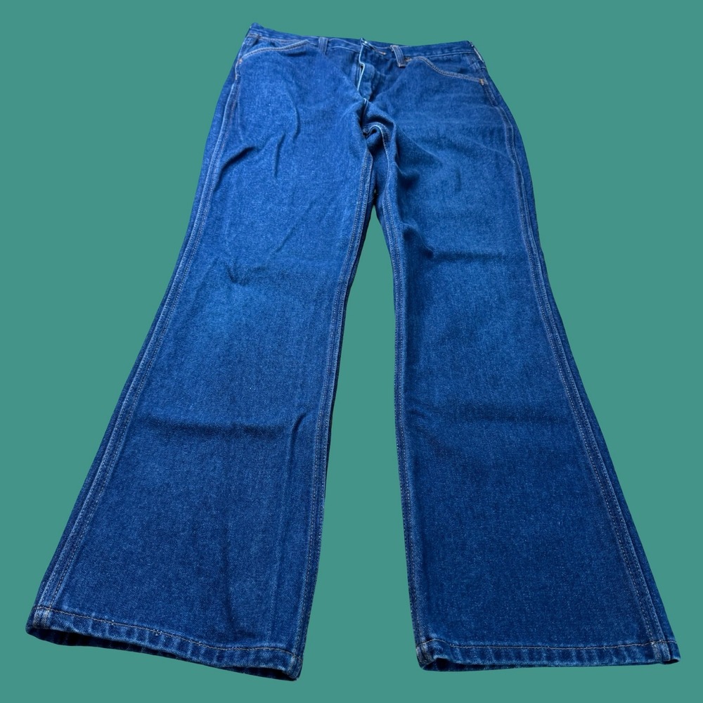 Vintage Wrangler 945DEN Jeans 31x30 Regular Fit Straight Leg Made in USA Denim